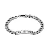 Mode Europese populaire 925 sterling zilveren armband mode heren en dames paar bracelets269m