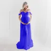 White Dot Tulle Maternity Photography Props Dress See Through Maternity Foto Shoot Tulle Long Dress Lantern Sleeve R230909