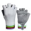 Pro Aero Bike Team Rikling Reseves Half Finger Outdoor Road Bike Sport Rękawiczki Mężczyźni Kobiety Guantes Ciclismo 220721187F