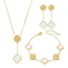 designer brand jewelry Sets Necklace Pendant Earrings Bracelet 18K Gold Plated Charm Simple Cute Jewelry for Mother's Day Thanksgiving Day Valentine's Day Women Gi