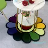2022r Round Carpet Anti-slip Children's Playground Soft Plush Rugs Coffee Table Rug Living Room Floor Mats 220401226j