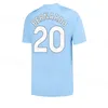 Meisje 23 24 HAALAND VOETBALJERSEYS GREALISH MANS CITIES RUBEN MAHREZ BERNARDO DE BRUYNE FODEN voetbalshirt uniform dames thuis weg derde man stad