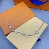 Elegant Bracelet Fashion Bangle Man Woman Stone Chain Wedding Bracelets Special Letter Design Jewelry Silver Gold with BOX CYG2390917-5