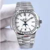 Çok renkli stil kadran adamı İzle Klasik Mens Saat Kılıfı Oval Dial Watch Mekanik Otomatik Saatler Sapphire Waterp308m