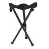 Muebles de campamento Taburete triangular grande al aire libre Aleación de aluminio Silla de trípode de pesca portátil Banco plegable Camping Picnic Campstool HKD230909