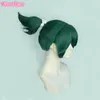 コスプレウィッグ高品質のキリコゲームow ow cosplay wig kirikoグリーンポニーテールウィッグ