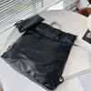 Lusso 22Bag Piccolo sacchetto della spazzatura Designer Borsa per la spesa di grande capacità Hardware in metallo Zaino a catena Trapuntato Portafoglio con cerniera singola Borsa per monete Borsa per secchiello per l'acqua