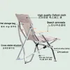 CAMP MURNITER HCLDJM Outdoor Folding Chair Aluminium Alloy Portable Reclining Camping Leisure Arm Stol Real Relax Fishing Beach Stol HKD230909