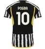 Fans camisetas de fútbol 2023 2024 hogar lejos MILIK DI MARIA VLAHOVIC KEAN POGBA CHIESA McKENNIE LOCATELLI mejores camisetas 23 24 hombres y kits para niños unifor Juvent