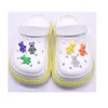 Shoe Parts Accessories Pvc Rubber Charms Shoes Clog Jibz Fit Wristband Buttons Buckle Cartoon Littel Bear Holeshoes Decorations Gift D Dhp2F