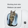 Andere kattenbenodigdheden PETKIT kattenbak Automatisch toilet Magnetische zuigkracht Stofdicht deurgordijn om zand te verminderen voor PURA MAX Sandbox280z