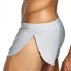 Mens Ropa Interior Hombre Ice Silk Rounded Home Pants 4-Pack Short Pyjamas Sexig Boxer Para Gay Underwear Underpants223T