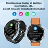 Orologi intelligenti Orologio Chiamata Bluetooth Ecg Ppg Touch screen completo Informazioni meteo Promemoria Bracciale modalità sportiva multivoce 230909