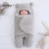 Bolsas de dormir Soft Born Baby Wrap Mantas Bolsa Sobre para Sleepsack Espesar para bebé 0 9 meses 230909