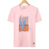 2024 Lapin psychologique Hommes T-shirts ourlet crâne lapin Homme Camisa Masculina chemise homme Crazy Psychological Rabbit designers Haute qualité à manches courtes