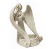 Candle Holders Angel Statue Tealight Holder Vintage Light Memorial Gifts For Home Wedding Church2614