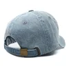 Ball Caps Luxury Brand MY Embroidered Washed Denim Baseball Cap for Men High Quality Black Vintage Y2k Dad Hats Gorras Hombre 230909