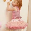 Atualize bebê meninas tutu saia vestido para crianças saias de tule inchado para crianças saias de balé fofo festa princesa roupas da menina 2634