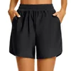 Damesshorts Hoge taille bikinibroekjes Dames zwemslipjes Dames zomermode Effen sexy bikini's Zwemmen atletisch badpak