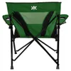 Camp Furniture Jasper Dual XXL Chaise de camping portable robuste pour adulte Vert Taille ouverte 28,3 po L x 39,5 po L x 40 po H HKD230909