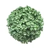 Decorative Flowers Wreaths 2Pcs/Lot 5 Petal Grass Ball Simation Plastic Flower Decoration Home Wedding Decor Plant Wall Fake Garde Otlq0