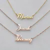 Pendant Necklaces Kay Name Necklace Custom For Women Girls Friends Birthday Wedding Christmas Mother Days Gift292Q