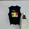 Mens Tank Tops Designer Vest Ny Easy Pull Can Pattern Printed Par T Shirt Fashion Casual Trend Loose Sleeveless Tank Top BM6s