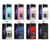Samsung Galaxy Z Flip4電話ケースドロッププルーフと衝撃防止Z Flip3 Metal Magnetic Dust Folding Phone Holder