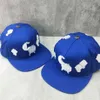 Cruz flor diseñador gorras de béisbol para hombre Snapbacks azul negro cromo mujeres bola moda carta patrón sombreros de alta calidad ch cap he297A