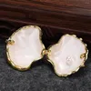 Storage Bottles 1pc Pearl Shell Hinged Jewelry Box Wedding Ring Holder Vintage Mussel Seashell Figurine Trinket Case Creative Gift206N