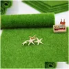لوازم الحفلات الحدث الأخرى 1pcs 15 سم/30 سم الأراضي العشبية الاصطناعية Moss Moss Turf Green Green Grass Mat Carpet Diy Micro Lands Ot4pd