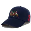 The New Polo Caps Designers Dad Hat Baseball Cap pour hommes et femmes Marques célèbres Coton Coton Skull Sport Golf Curvé Sunhat