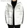 Womens Down Parkas Designer Mens Shiny Purffer Jackets Parkas Black Coats Hooded Quality Casual Doudoune Homme Feather Outwear Double Zipper Padded Jacket Downfil