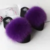 Slippers Sandals Coolsa New Womens Real Fur Sandals Lady Fluffy Slides Casual Furry Flip Flops Woolen Plus Platform Shoes 230417 x0909