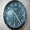 34CM De luxe Design moderne Horloge murale en métal Art montre Horloge Relogio De Parede Horloge Decorativo avec correspondant s 201118300a