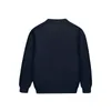 Pullover Arrival Knitted Cardigans For Boys England Style Double Breasted Coats Spring Autumn Navy Blue Teenage Uniform Girls Sweater 230909