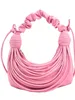 Abv Designer ToteBag Mini Jodei Candy Noodle Bag Hand Woven Trendy Fashion Rope Knot Pull Bread Cloud Handbag