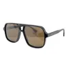 Дизайнерские очки класса люкс Дизайнерские солнцезащитные очки DTX718 из составного металла Женская мода Квадратные мужские солнцезащитные очки в большой оправе Негабаритные очки Винтажные женские очки