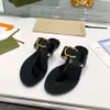 2023 Designer Slides Women Man Slippers Luxe sandalen merk Sandalen echte lederen flip flop flats glijbaan casual schoenen sneakers casual schoenen slippers