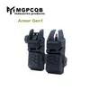 Tactical Hunting Combat Armor fiber optic back-up sights nylon front and rear folding sight Set 20 mm rail300U