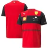 Nieuwe Frrari F1 T-shirt Kleding Formule 1 Fans Extreme Sportfans Ademend f1 Kleding Top Oversized Korte Mouw Custom270o