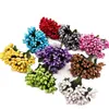 Decorative Flowers Wreaths 144Pcs/Lot Artificial Flower Stamen Wire Stem/Marriage Leaves Diy Wreath Wedding Box Decoration Drop De Othpo