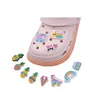 Sko delar tillbehör colorf cartoon pvc charms shose clog jibz fit armband knappar gardenshoe dekorationer spänne gåva droppe leverera dhkpj