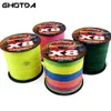 Braid Line Fishing Super Strong Japanese Braided 300m Raw Silk 8Strands Standard Number 0.8 8.0 230909