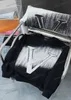 Xinxinbuy Men Designer Hoodie Sweatshirt 23SS Gradient Letter Printing Long Sleeve Women Black White M-2XL