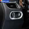 Cadre de bouton de commutation de phare de voiture, garniture de décoration pour Porsche Macan 2014 – 17, intérieur ABS modifié, style 241f