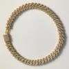 19 mm pełne lodowane ciężkie łańcuchy kubańskie Naszyjnik Zakład Naszyjnik Moda Hip Hop Biżuteria Męskie Łańcuch Link Cuban Link349b