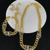 Klassisk Vogue Designed Brass Necklace Armband Diamond D Letterörhängen Kvinnor All-Match Pearl Pendant Halsband Fashion Designer265T