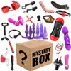 Masturbator Eroticos bdsm bondage Lucky Bag Surpris Surprise Mystery Box Sexiga leksaker för kvinnor män par vuxna spel accessoires shop261s