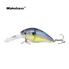 Betar lockar makebass 2.36in0.49oz fiskelur crankbaits konstgjorda hårda livtrodika swimbait vevfiske tackling för öring pike etc. 230909